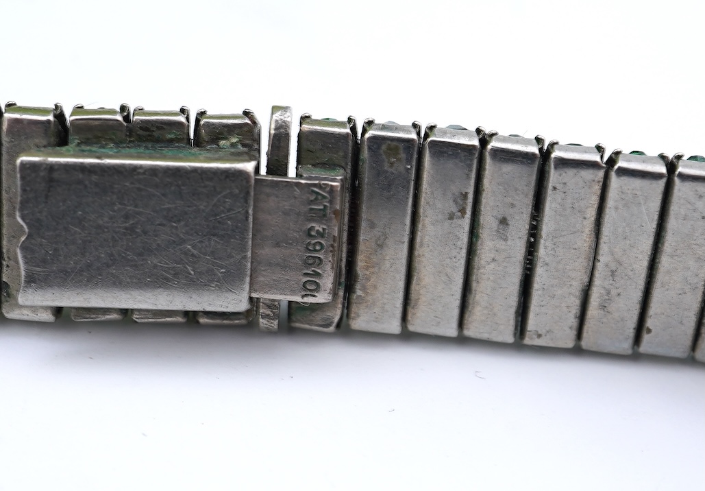 Two Art Deco paste necklaces, mid 20th century